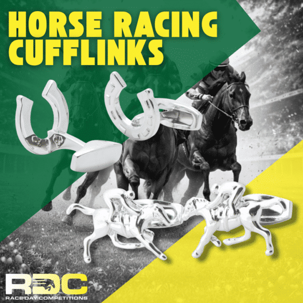 HORSE RACING CUFFLINKS